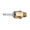 Tru-Flate Tru-Flate Brass Air Line Swivel Fitting 1/4 in. Male 1 pc 21601 - alternate 1